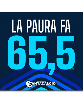 Mousepad Fantacalcio® – “La Paura fa 65,5”