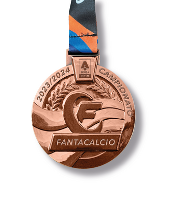 Medaglia Bronzo Ufficiale Fantacalcio 2023-2024